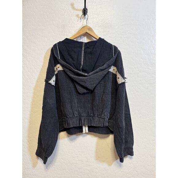 POL Large Black Double Gauze Jogger Set Athleisure NEW - Picture 8 of 9